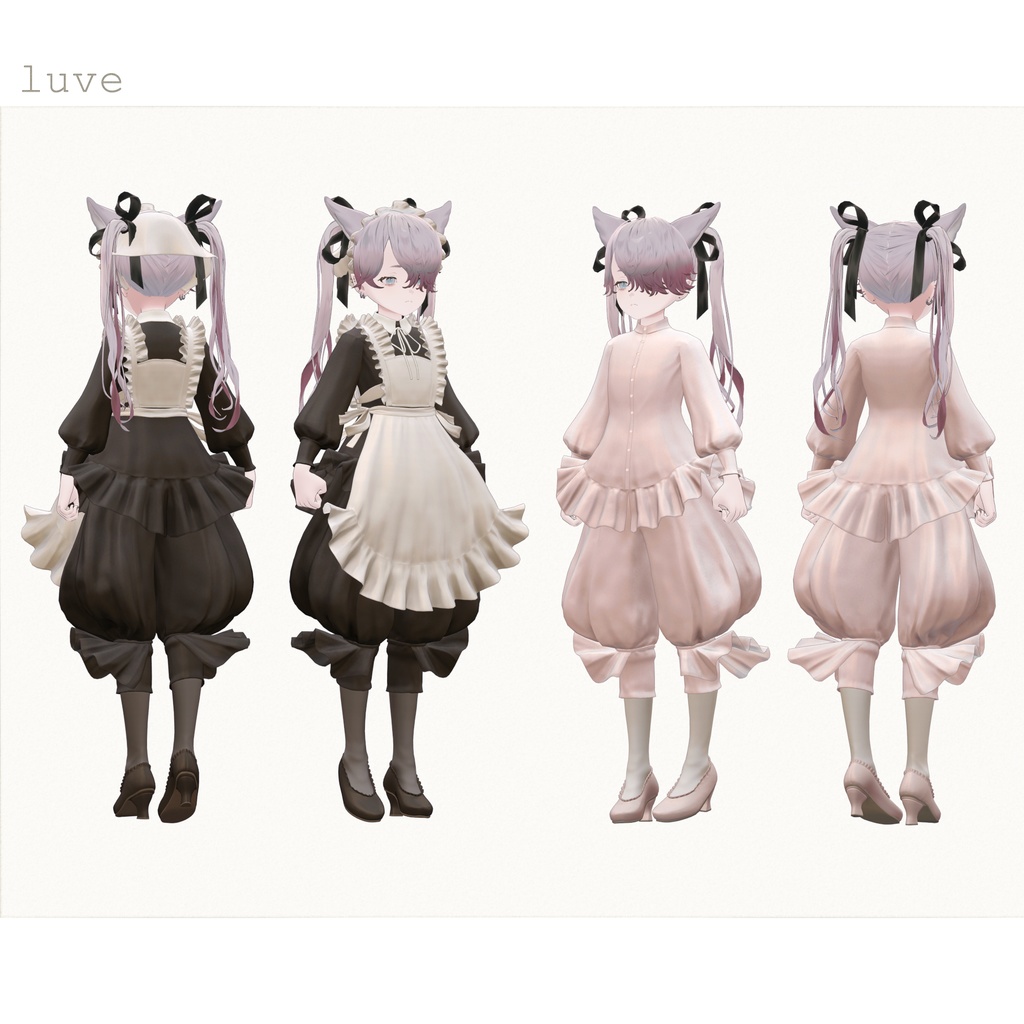 6アバター対応∴Morning FrillApron Set