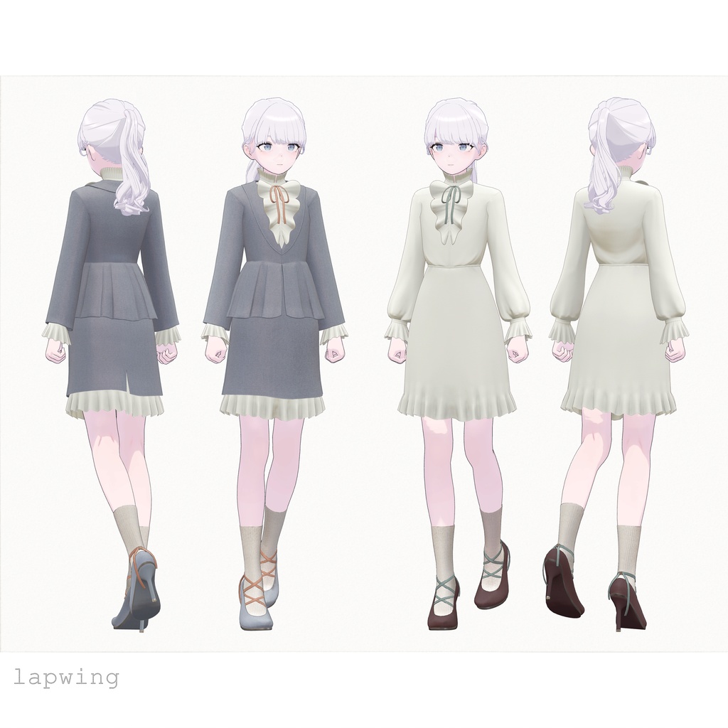 4アバター対応∴peplumsuit&frilldress