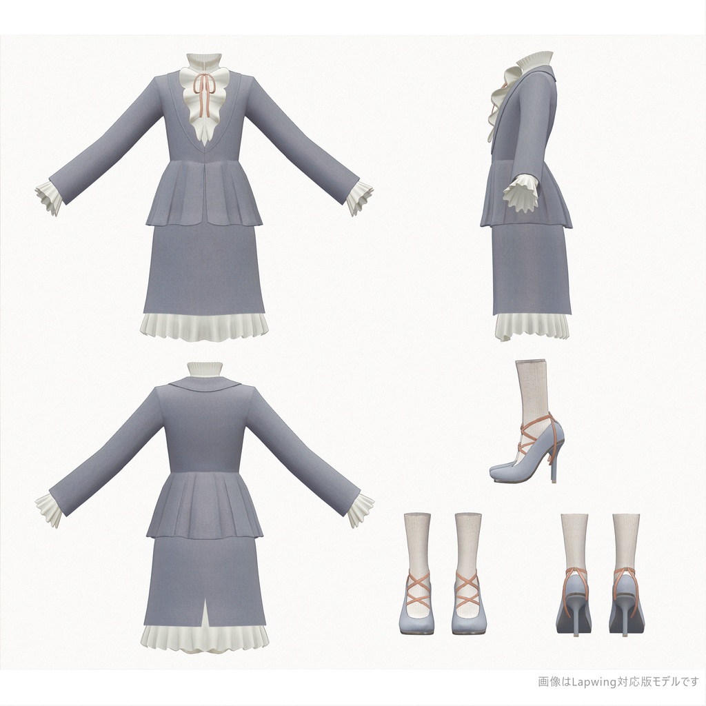 4アバター対応∴peplumsuit&frilldress