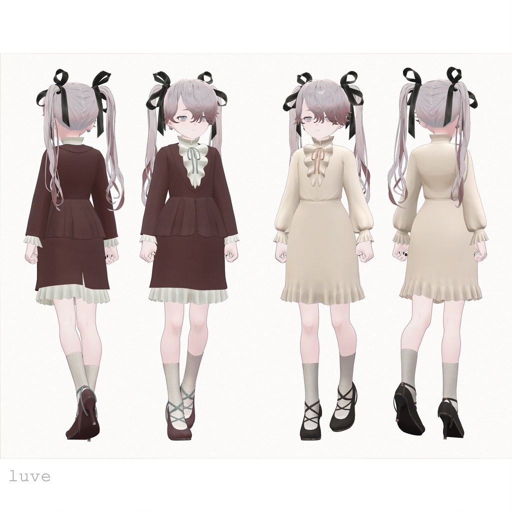 4アバター対応∴peplumsuit&frilldress
