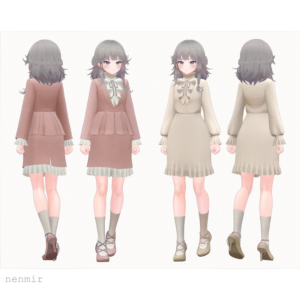 4アバター対応∴peplumsuit&frilldress