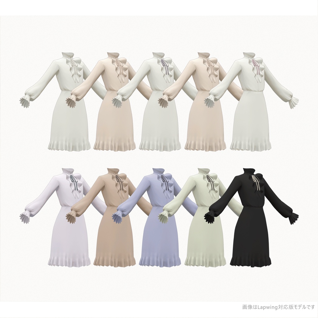 4アバター対応∴peplumsuit&frilldress