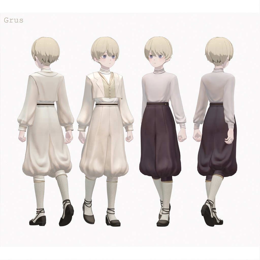 4アバター対応∴QuietLeucot/Co-ord-01