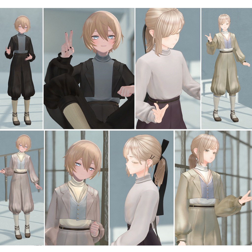 4アバター対応∴QuietLeucot/Co-ord-01