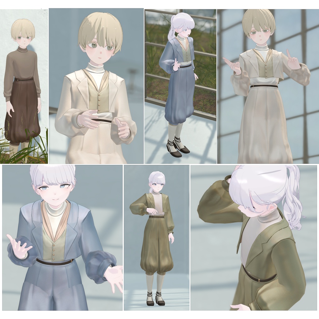 4アバター対応∴QuietLeucot/Co-ord-01