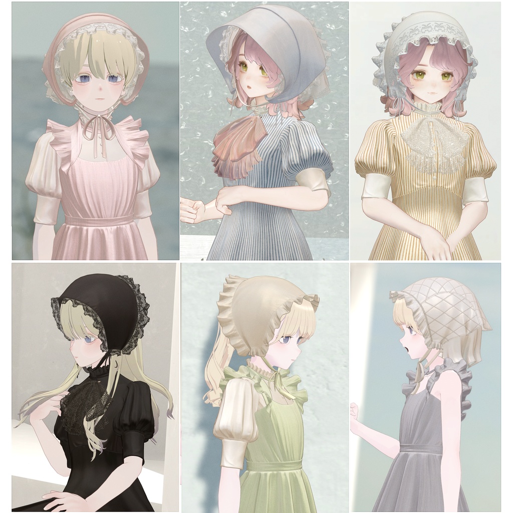 Bouquet-Wrapped Bonnet∴VRChat想定