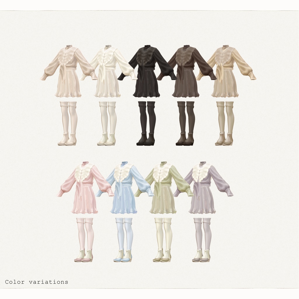 4アバター対応∴Fallen Snow Plumveil