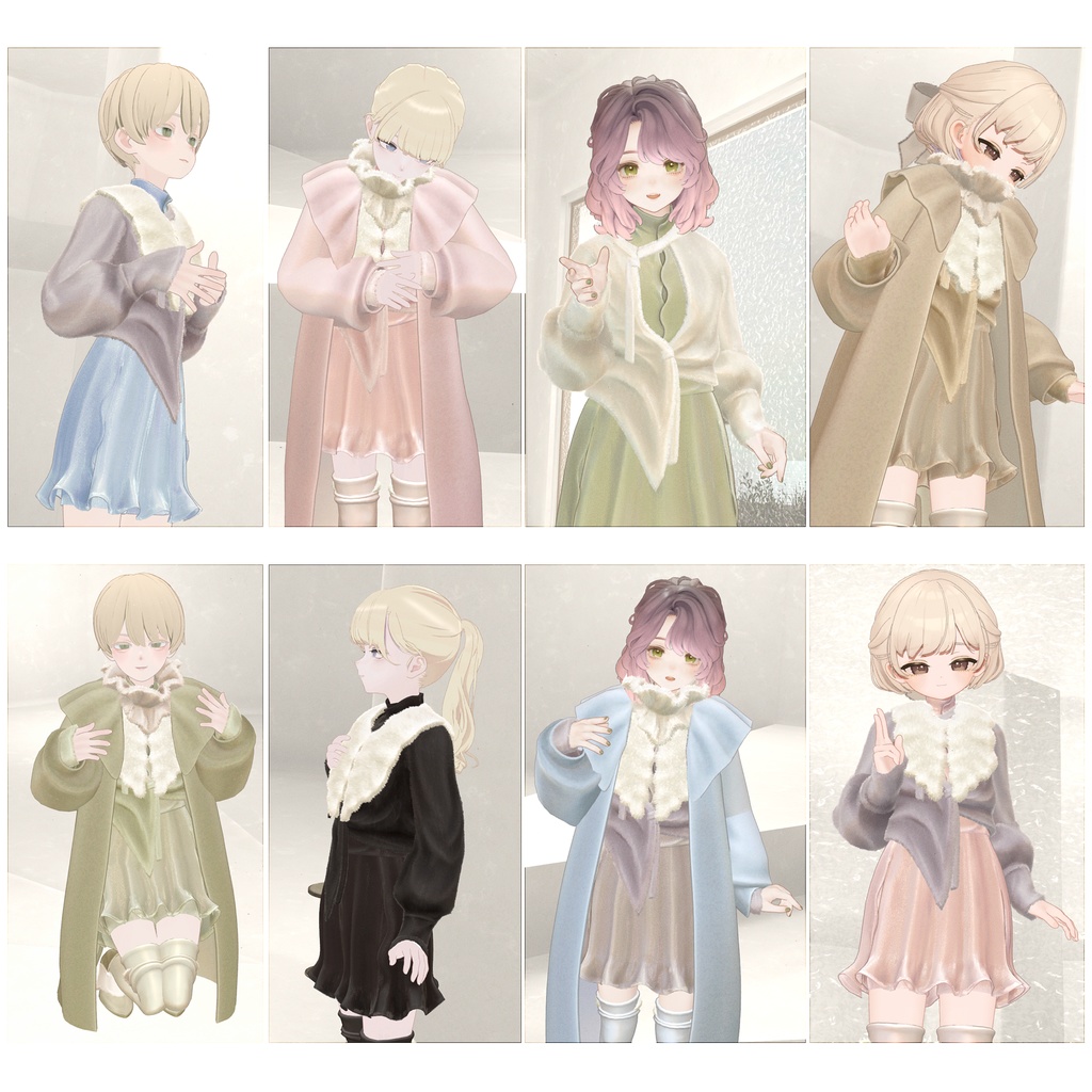 4アバター対応∴Fallen Snow Plumveil