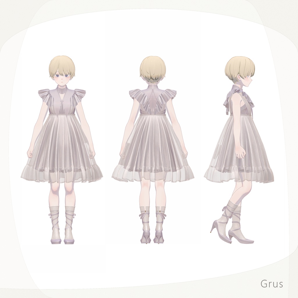 4アバター対応∴Sachet Reverie Dress