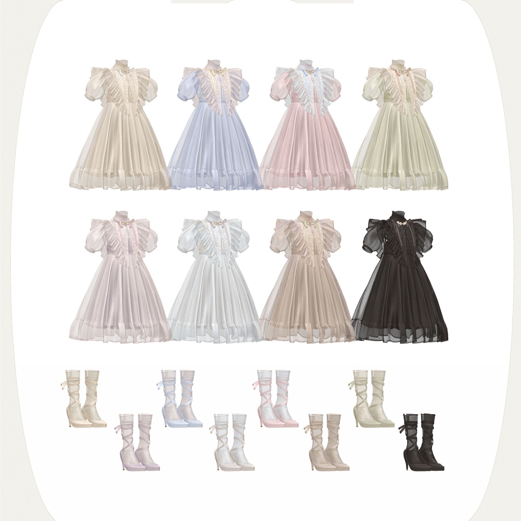 4アバター対応∴Sachet Reverie Dress