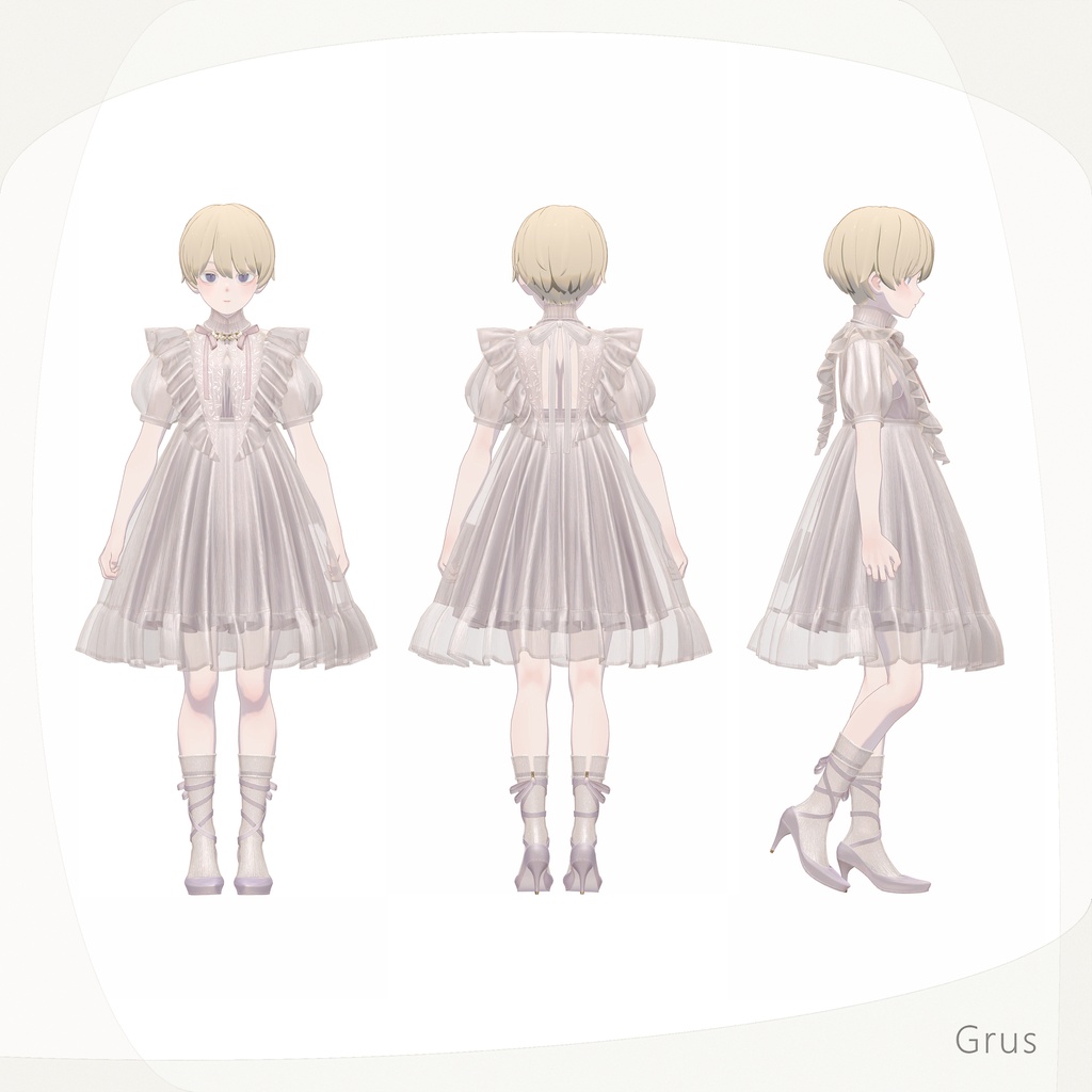 4アバター対応∴Sachet Reverie Dress