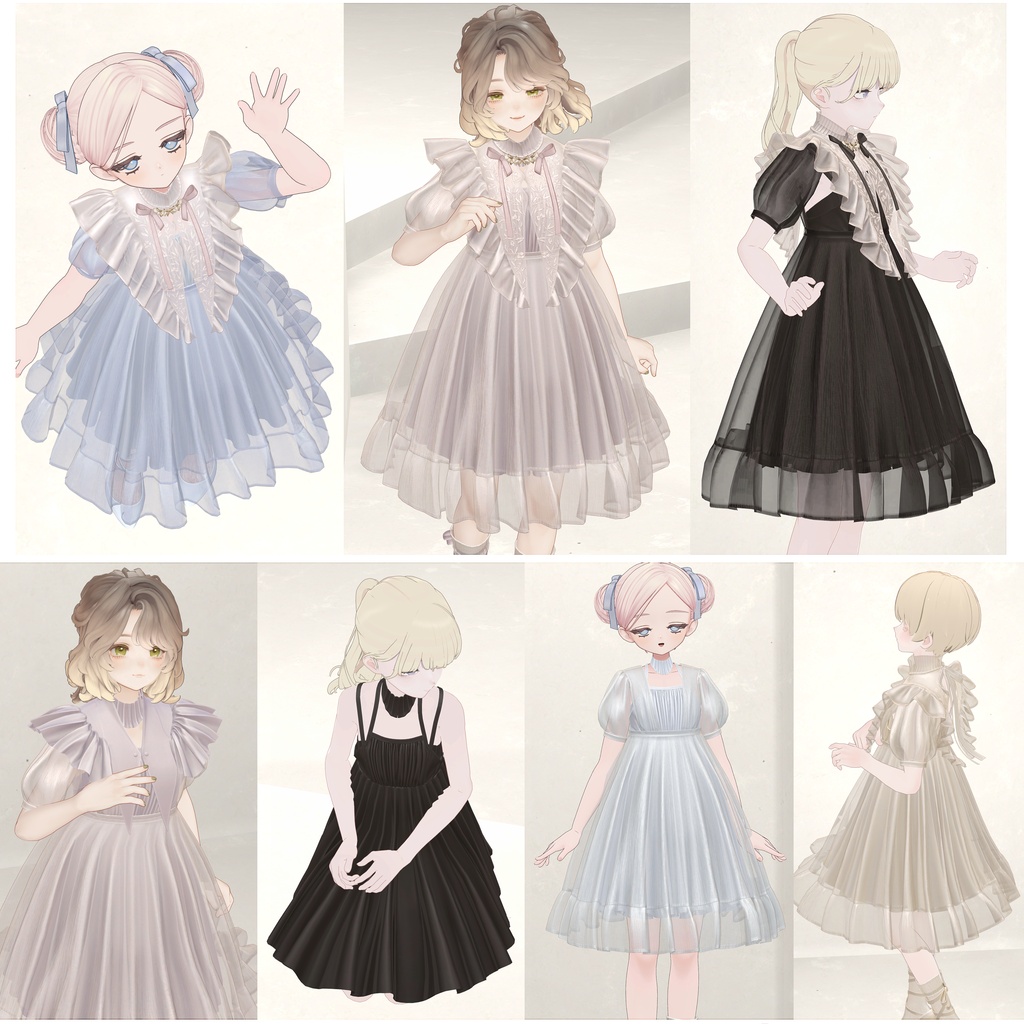 4アバター対応∴Sachet Reverie Dress