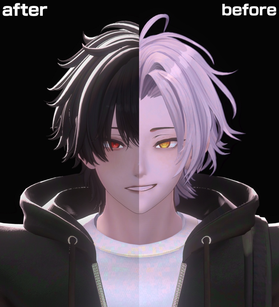 【凛仁専用】Alp Make&Eye texture -Licht専用 メイク&アイテクスチャ-