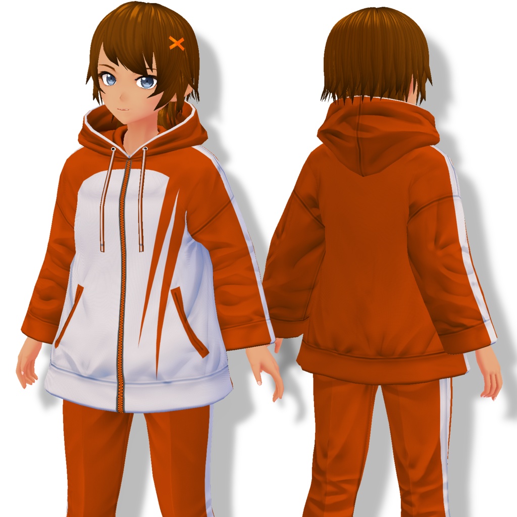 ジャージパーカー【VRoid用】