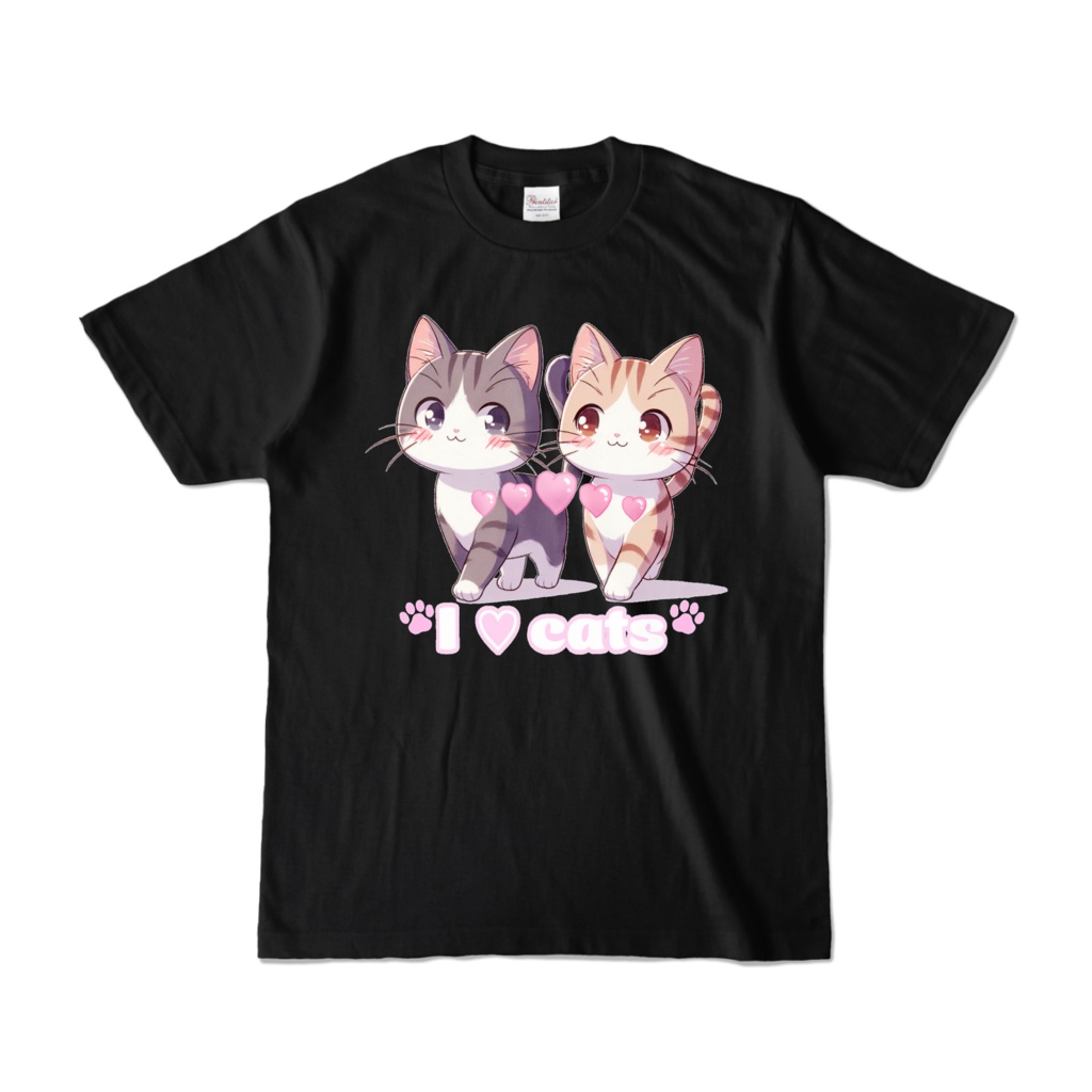 I LOVE cats! Tシャツ