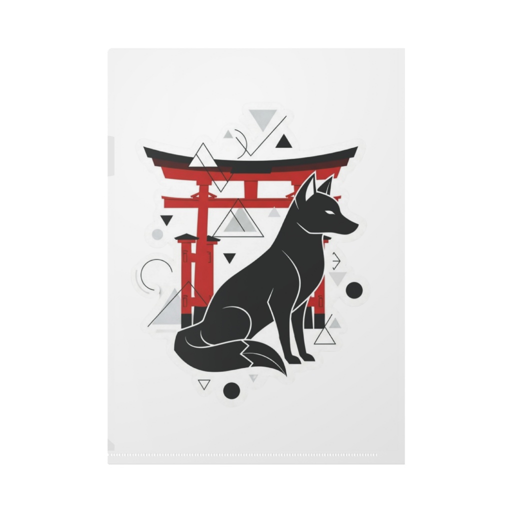 狐クリアファイル1