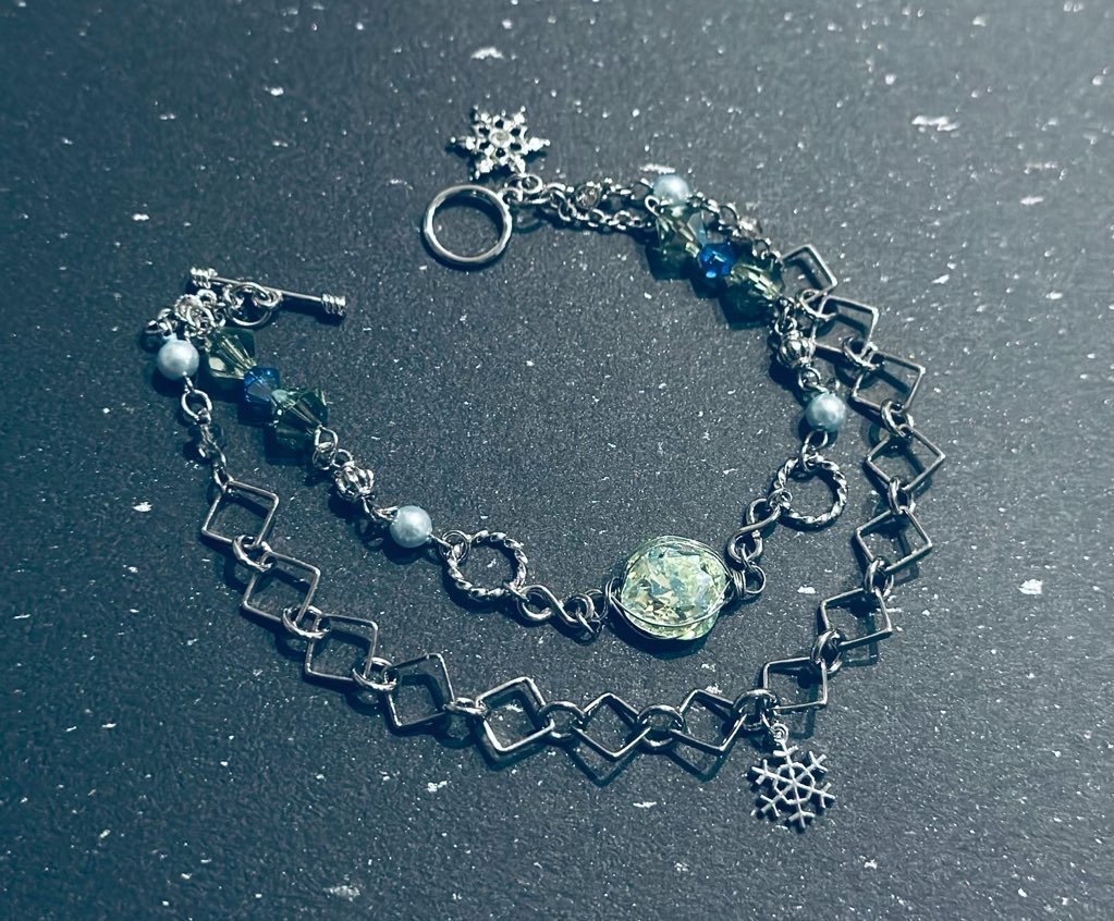 恋と深空/概念2連ビジューブレスレット