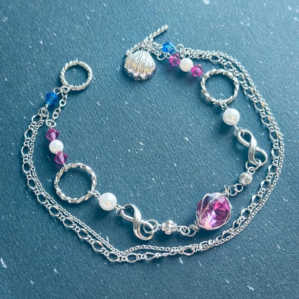 恋と深空/概念2連ビジューブレスレット