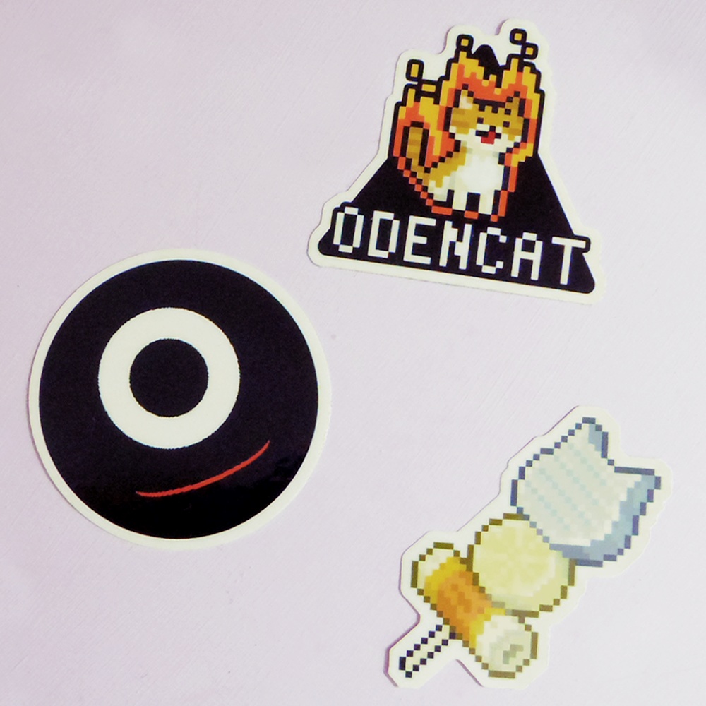 Odencat 5周年ステッカー