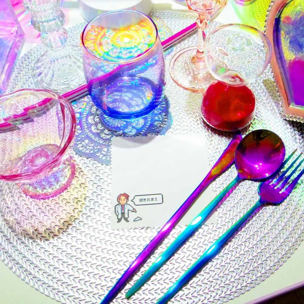 所長の眼鏡ふき