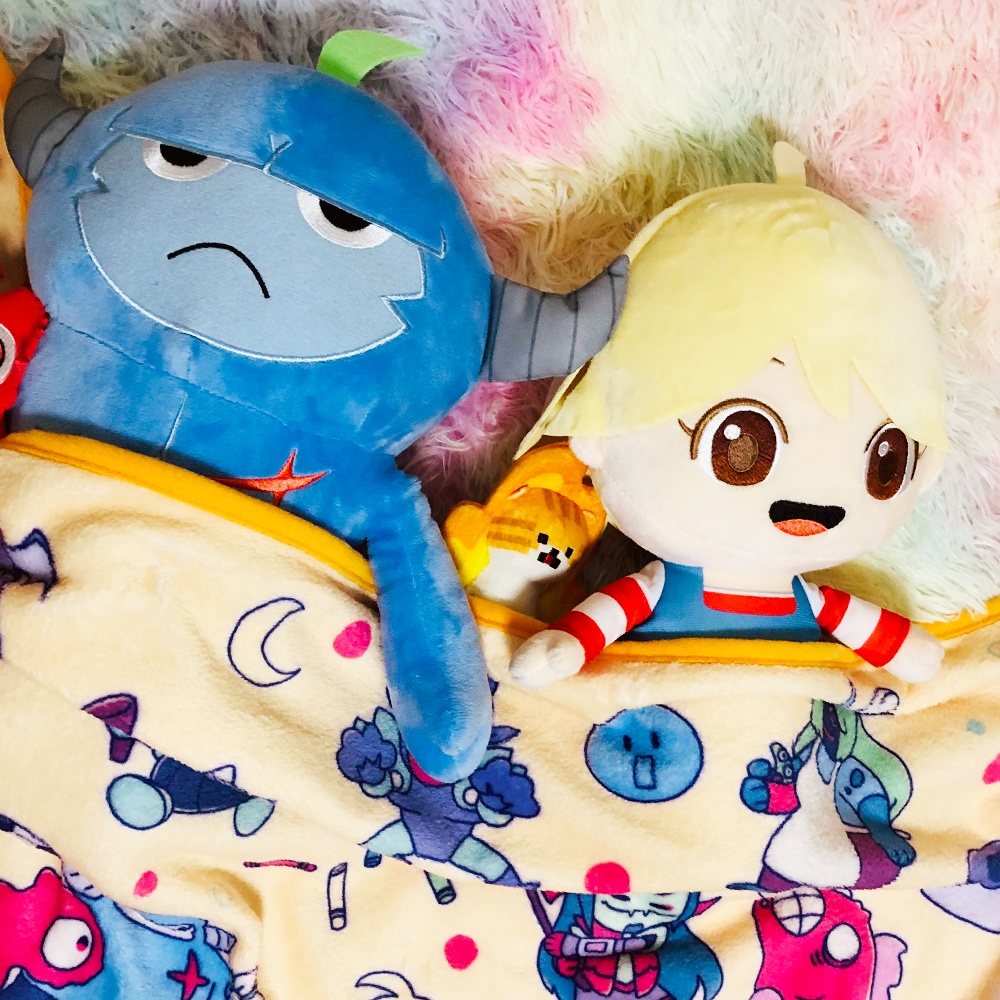 メグとばけもの-あったかブランケット(送料込)