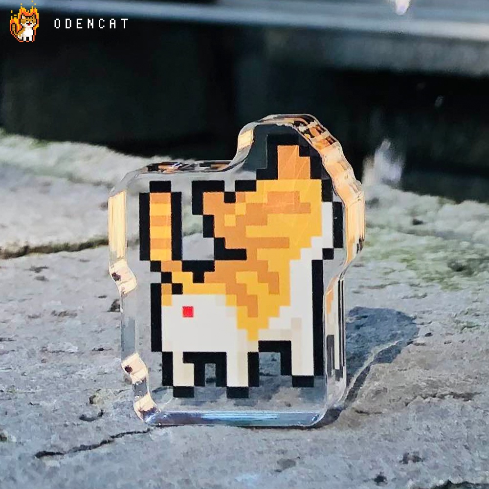 おでんキャットお尻アクリルコマ