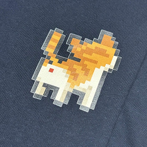 お尻ワンポイントTシャツ(ネイビー)