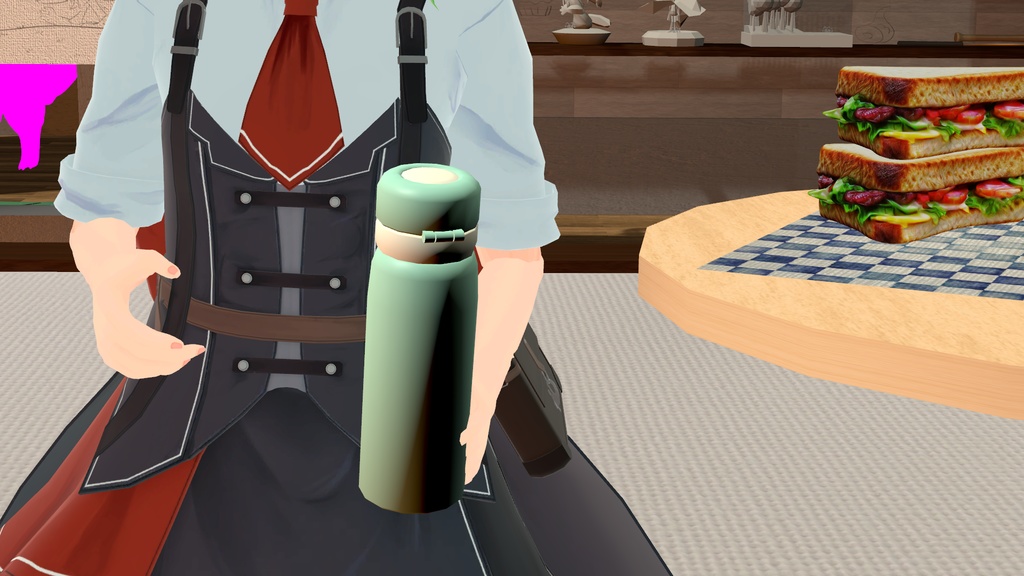 【無料】SUITOU(水筒)/3Dモデル・アバター