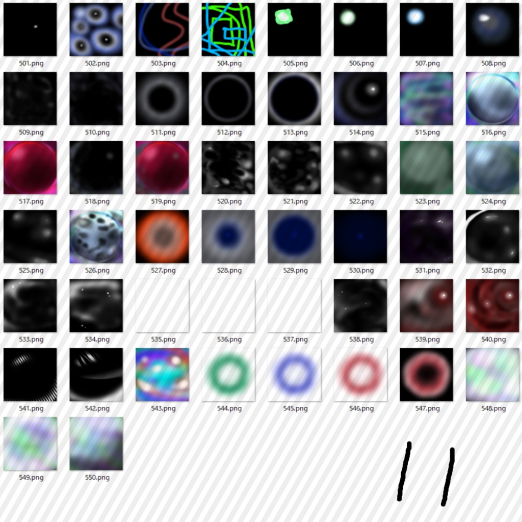 【無料】量産型 手書きマットキャップパック/500種超【商用利用OK】