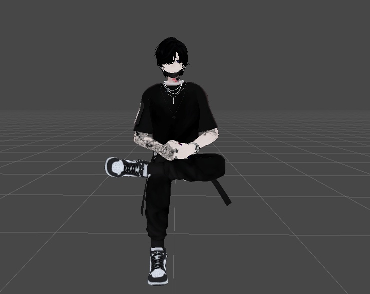 [VRchat] 앉는모션 Crouching motion