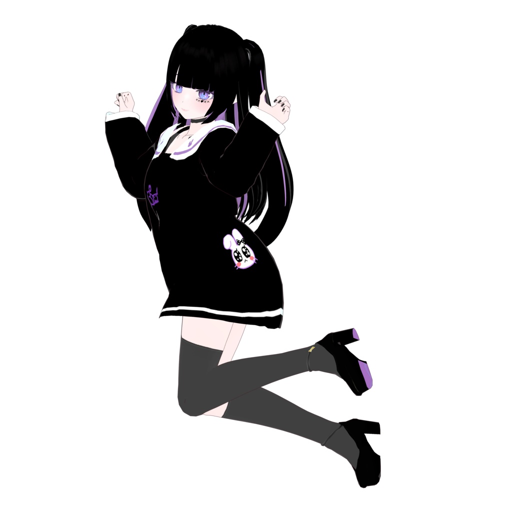 あまがみちゃん【オリジナルvroidモデル/MNHRシリーズ01】