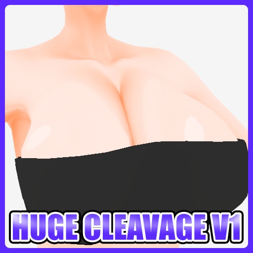 [VRoid] Huge & Smooth Cleavage / 「大きくて滑らかな胸の谷間」