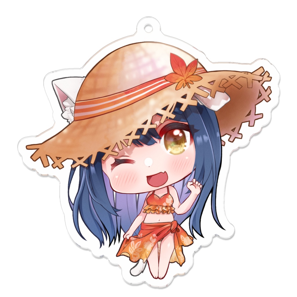 瀬戸内 海結 アクリルキーホルダー水着ver.(70×70㎜)