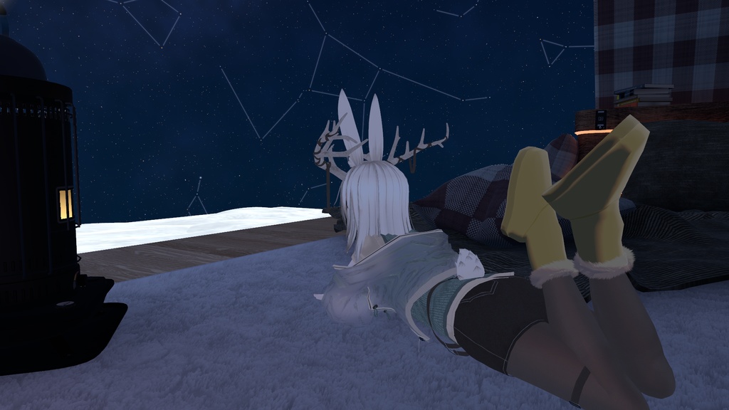 【詩芦香対応】シンプルボアブーツ