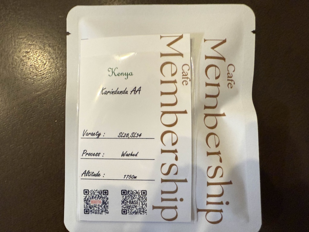 CafeMembership コースター/3種のコーヒー豆セット