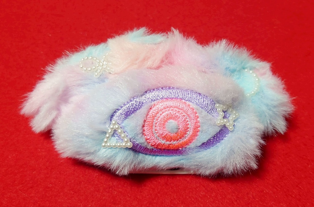 デコふわ虹色餃子ぬいmini［ゆめかわむらさき］