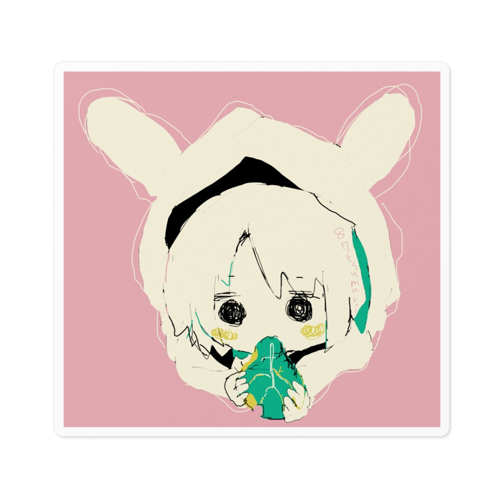 うさつむり🐰ステッカー