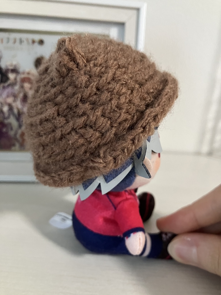 ニットくま帽(茶色)