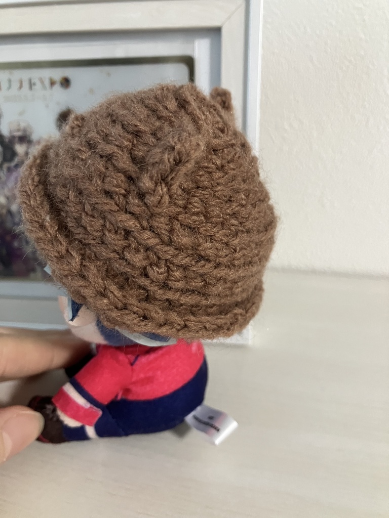 ニットくま帽(茶色)