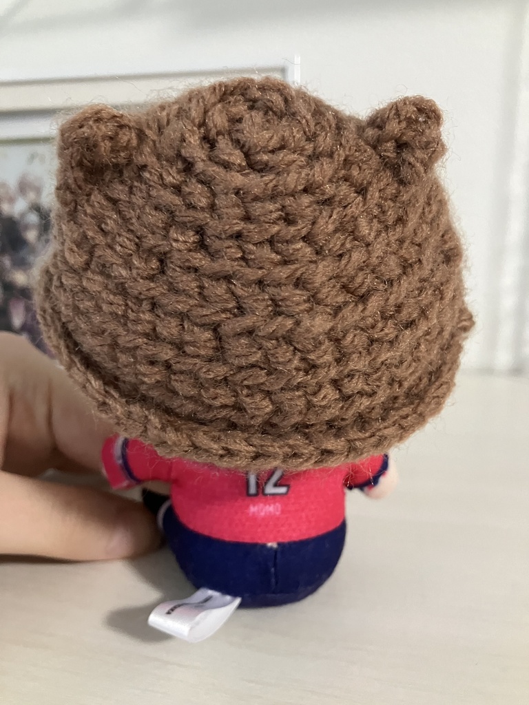 ニットくま帽(茶色)