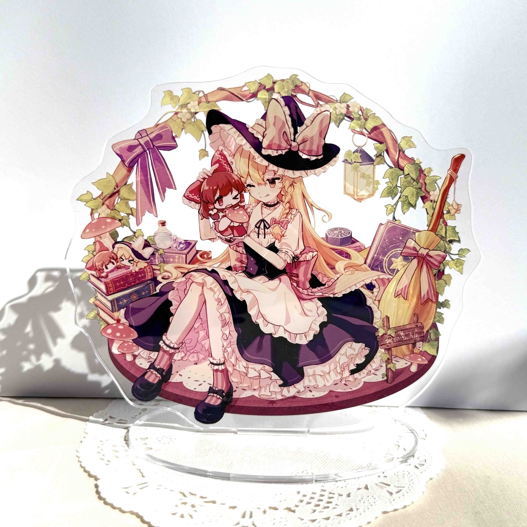 🍄🎀キノコれいまりアクリルスタンド🧹🌟