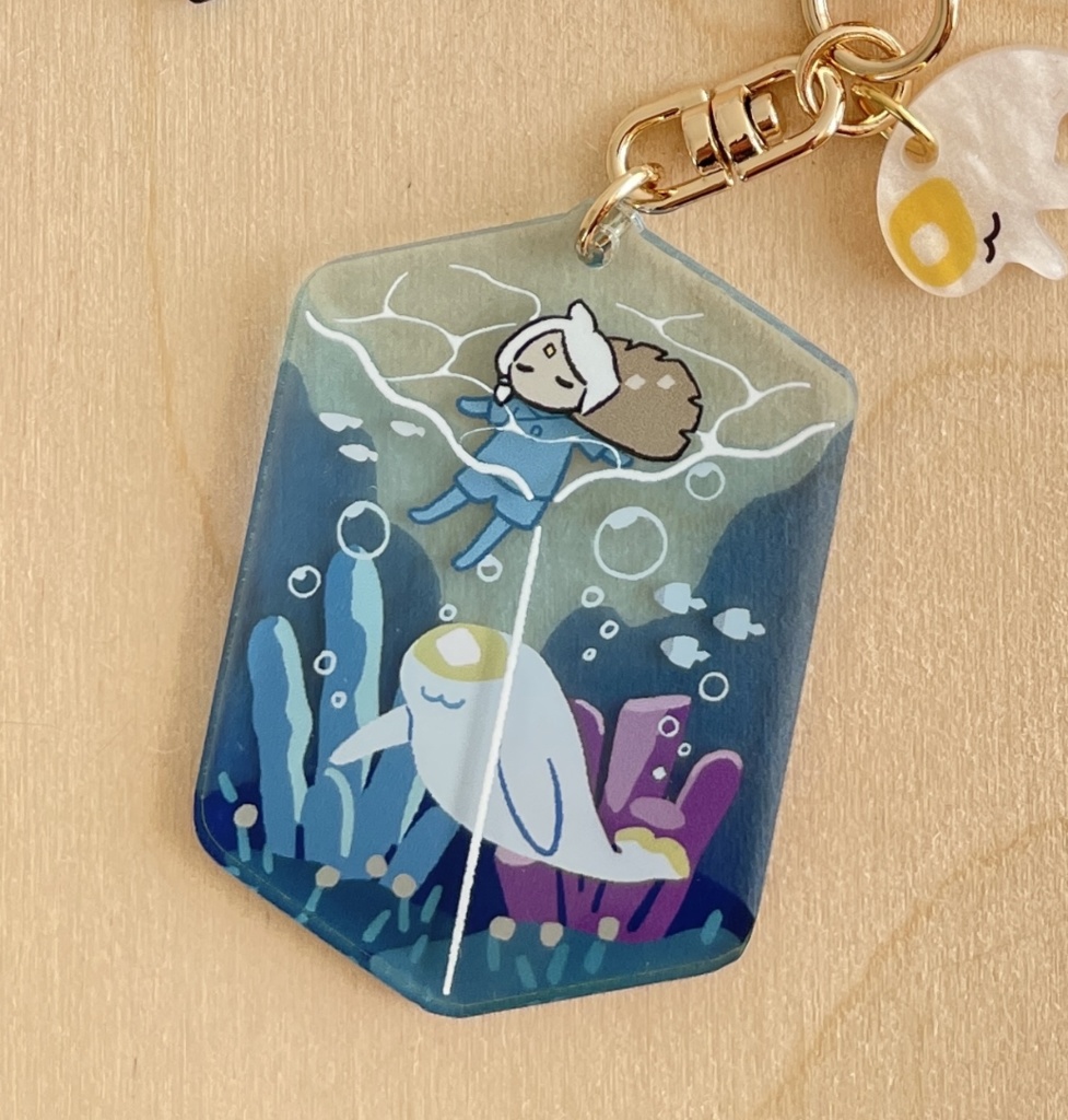 海中キーホルダー