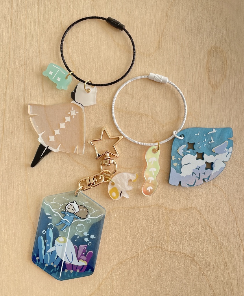 オーロラちゅんキーホルダー