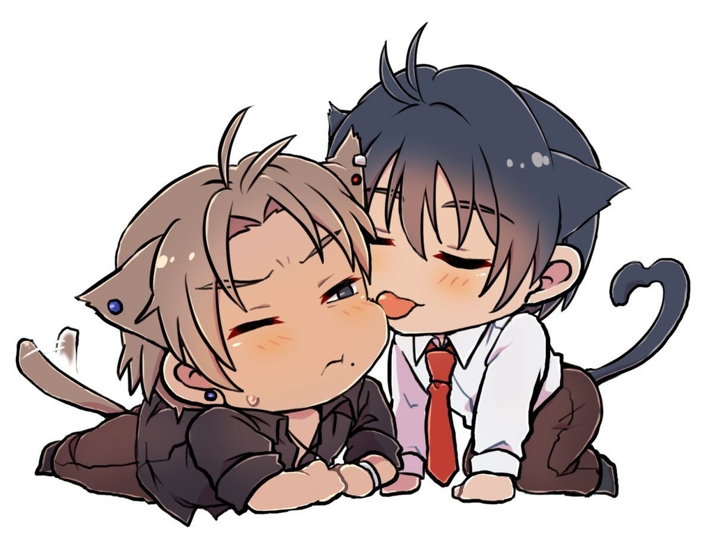 ねこ双子アクリルスタンド