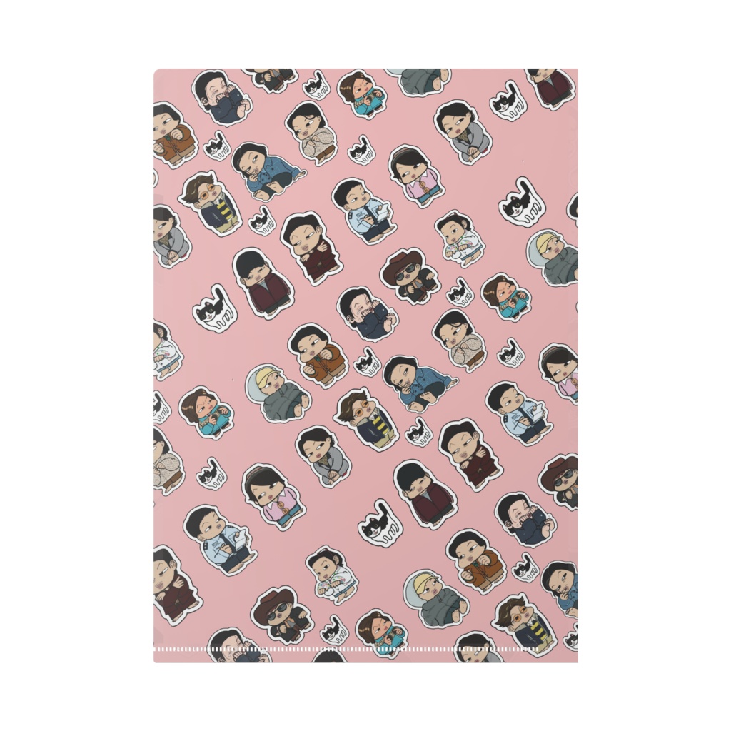 ピンポンパール総柄クリアファイル