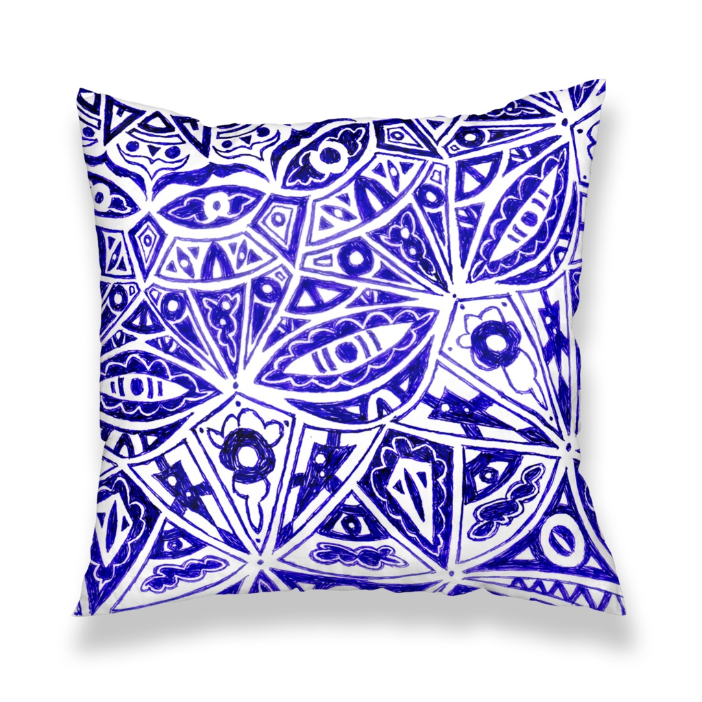 日蝕(クッションカバー)