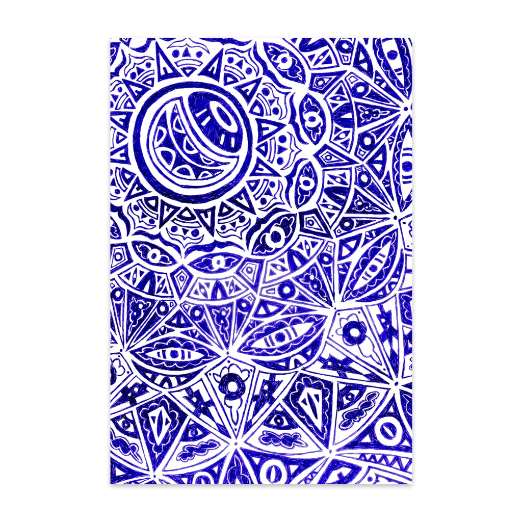 日蝕(ポストカード)