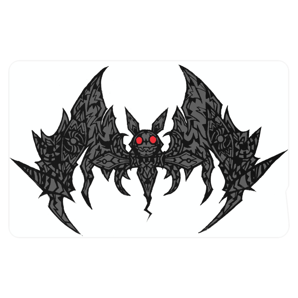 夜は羽撃く(ICカードステッカー)