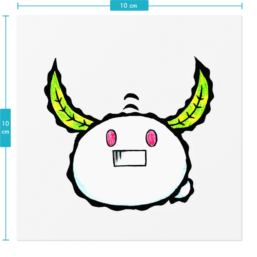 雪兎クロト/メンドウ(ステッカー)