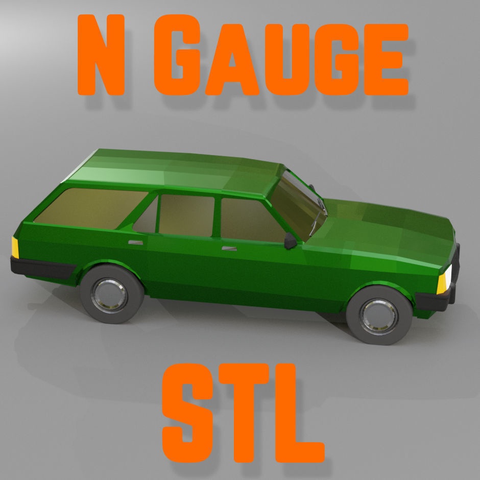 N Gauge (1:150) 70s-80s Large Estate Car
